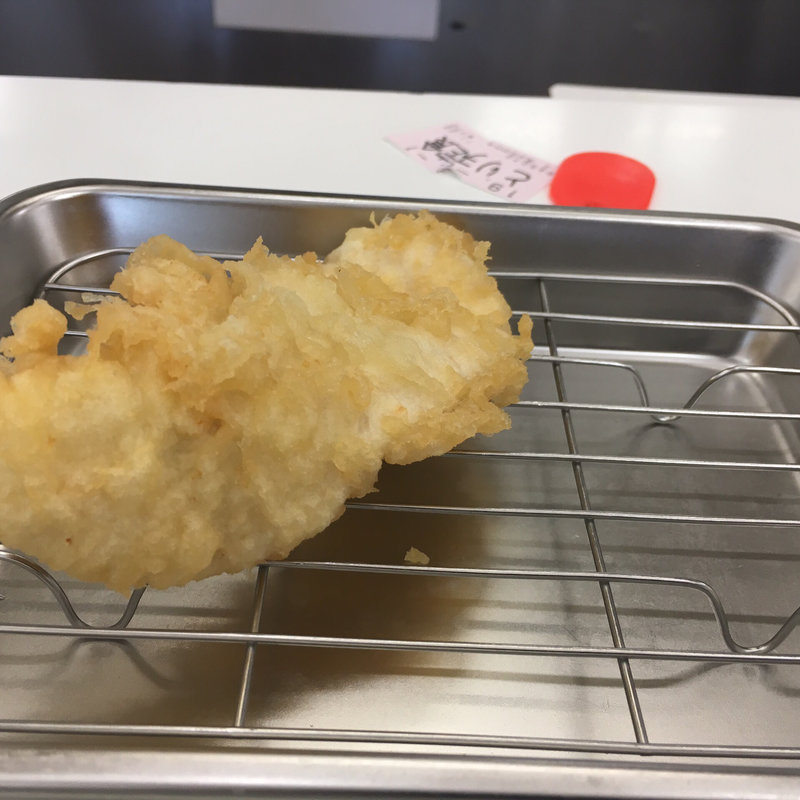 とり天定食（ささみ）(天麩羅処ひらお 貝塚店)