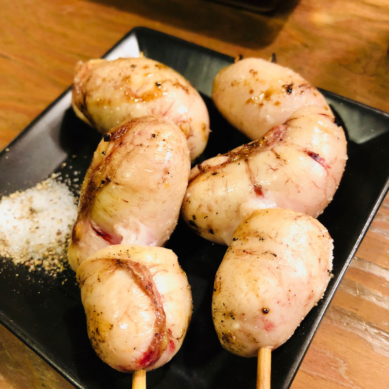 大和肉鶏の白子(やき亭ぼーの)