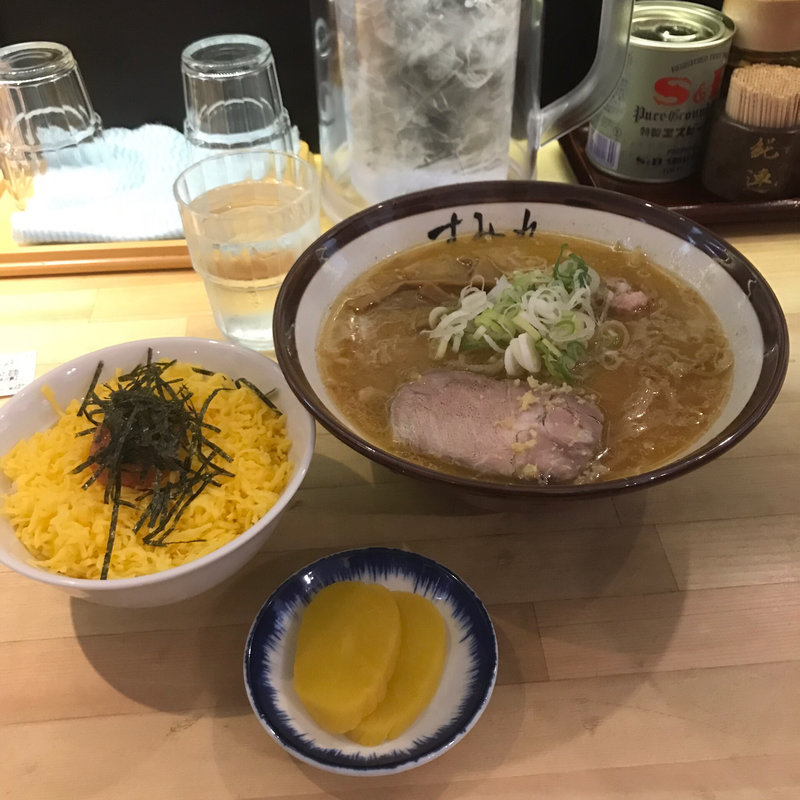 味噌ラーメン・すみれごはんセット(すみれ 横浜店)