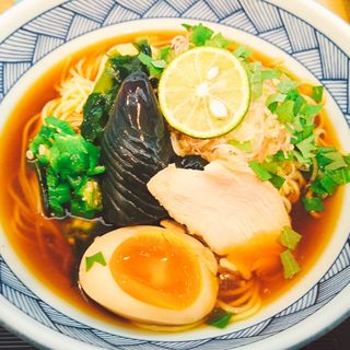冷やしぶっかけそば(和風らーめん幸来)