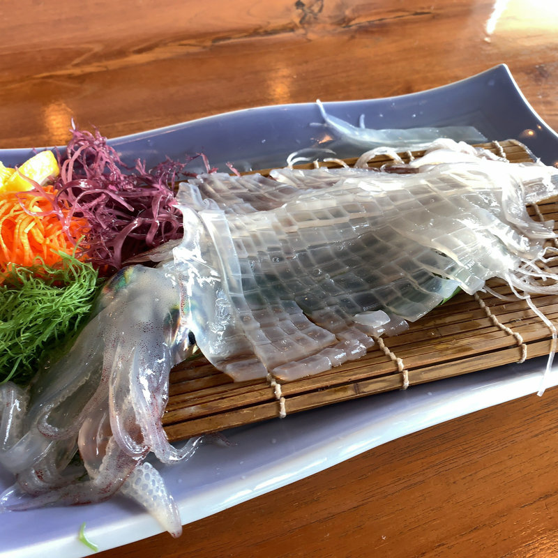 イカの活け造り(いか本家 本店 （いかほんけ）)