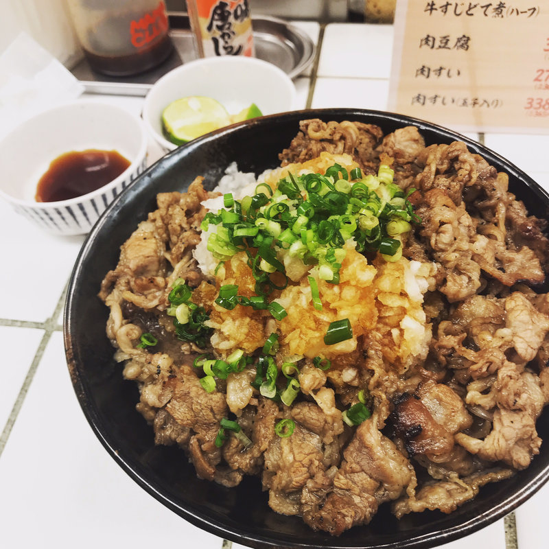 鬼おろしポン酢焼肉丼(肉のヤマキ商店)