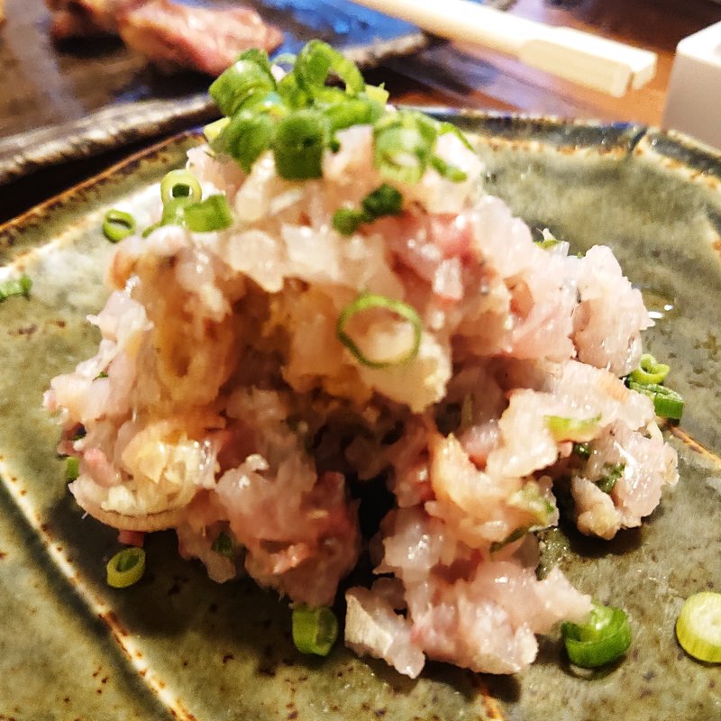 本日のなめろう(シンヨコ商店)