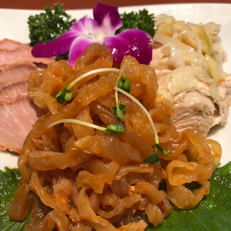 三種冷菜盛り合わせ(横濱中華街 梅蘭 上野店)