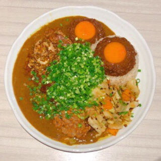 MIX・並・キーマダブル・豚・アチャール・納豆・ネギ増し・ハンマーカンマー(吉田カレー  )