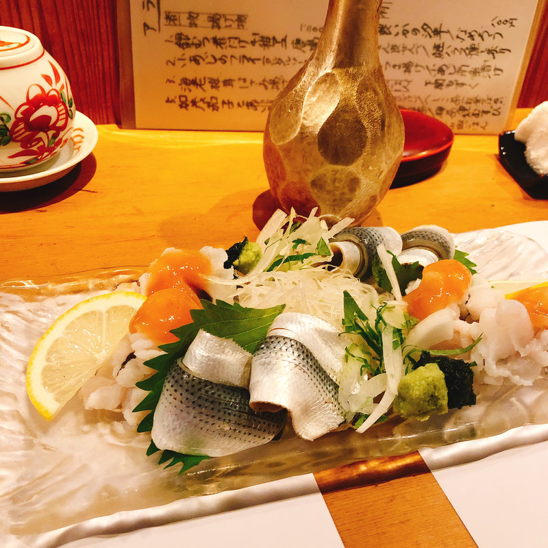 鱧と子肌(旬の味  たき下)