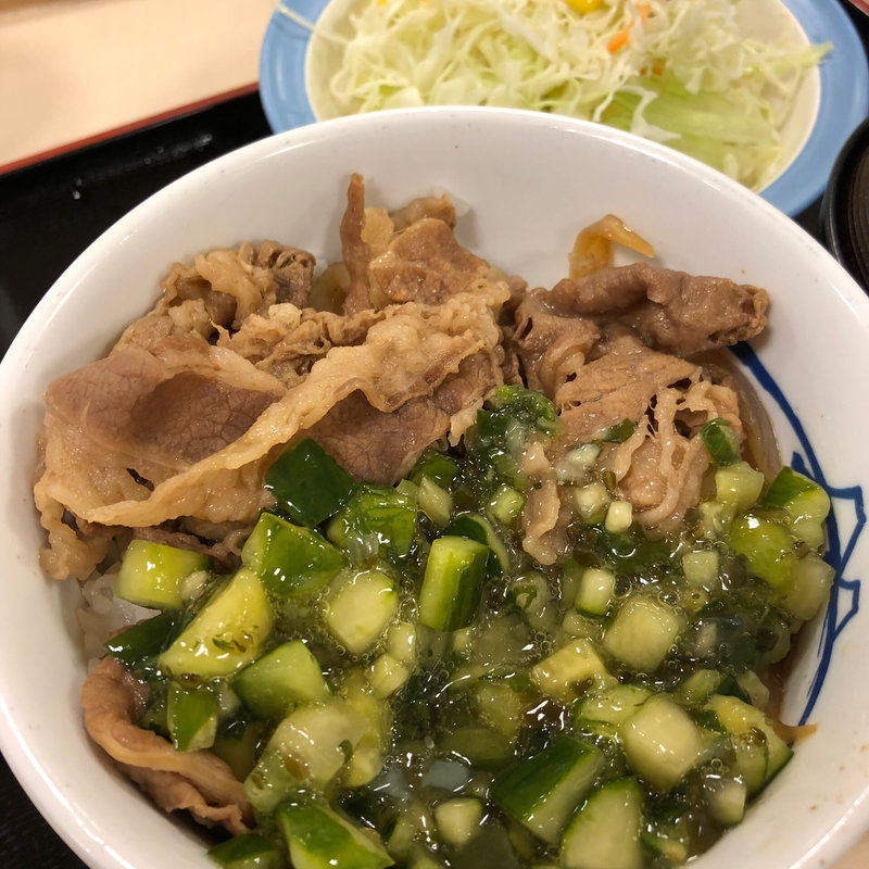 山形だし牛めし 並盛り(松屋 長居店 )