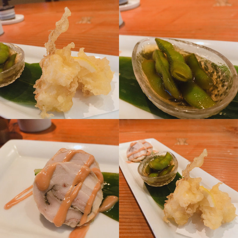 酒あて三種盛り(蕎麦切り旗幟)