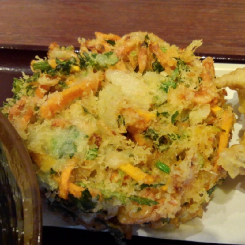 かき揚げ(香川一福 神田本店)