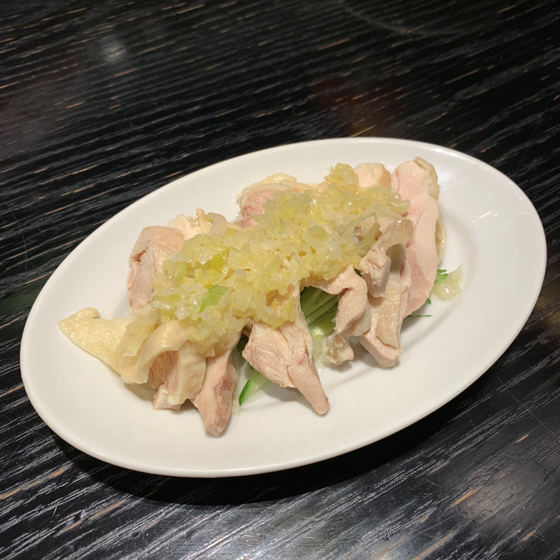 蒸し鶏 葱ソース(紅虎餃子房 イオンモール幕張新都心)