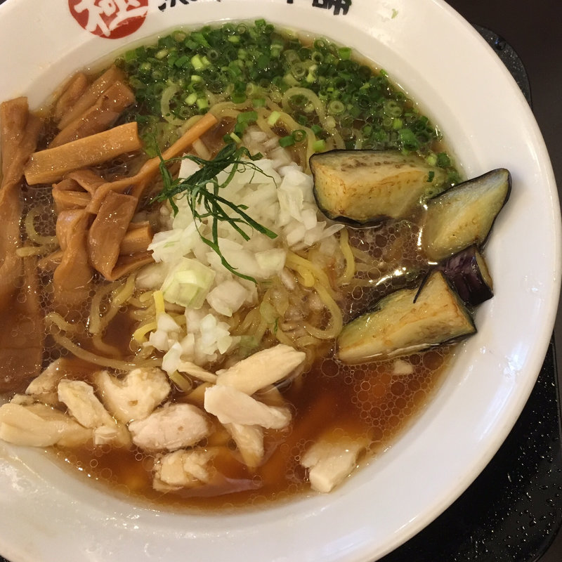 冷やし煮干しラーメン(二代目 極煮干し本舗 すすきの店)