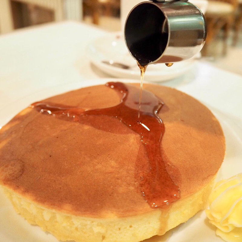 手作りホットケーキ Lサイズ(喫茶 モナミ)