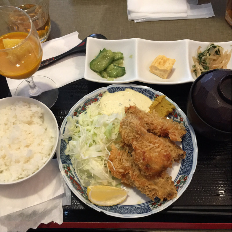 カキフライ定食(ミトラタカセ （三虎高瀬）)