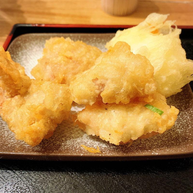 とり天 たまご天(おにやんま 中目黒店)