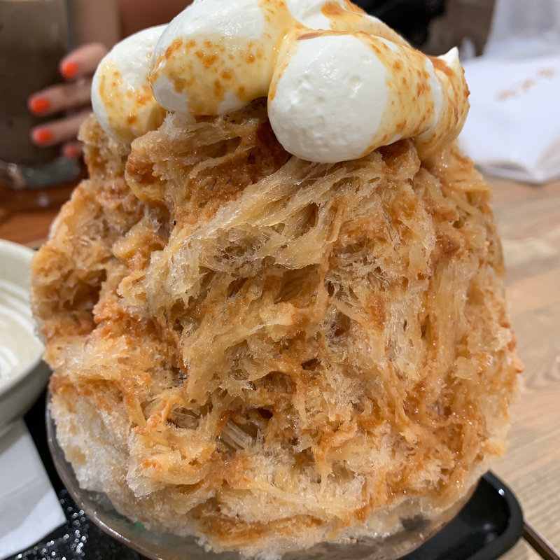 黒糖キャラメルかき氷(森乃園)