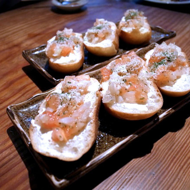 トマトのブルスケッタ(魚猫 大山店)