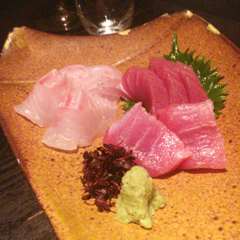 お造り3種盛り合わせ(青山 川上庵)