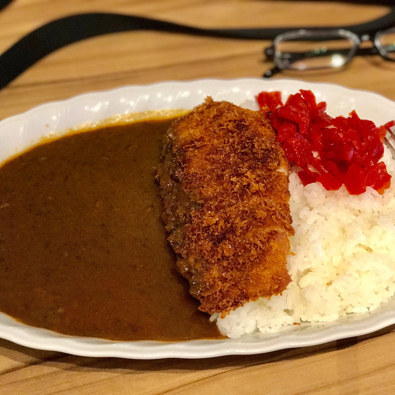 揚げ立てロースカツカレー(ジャンカレー 上板橋店)
