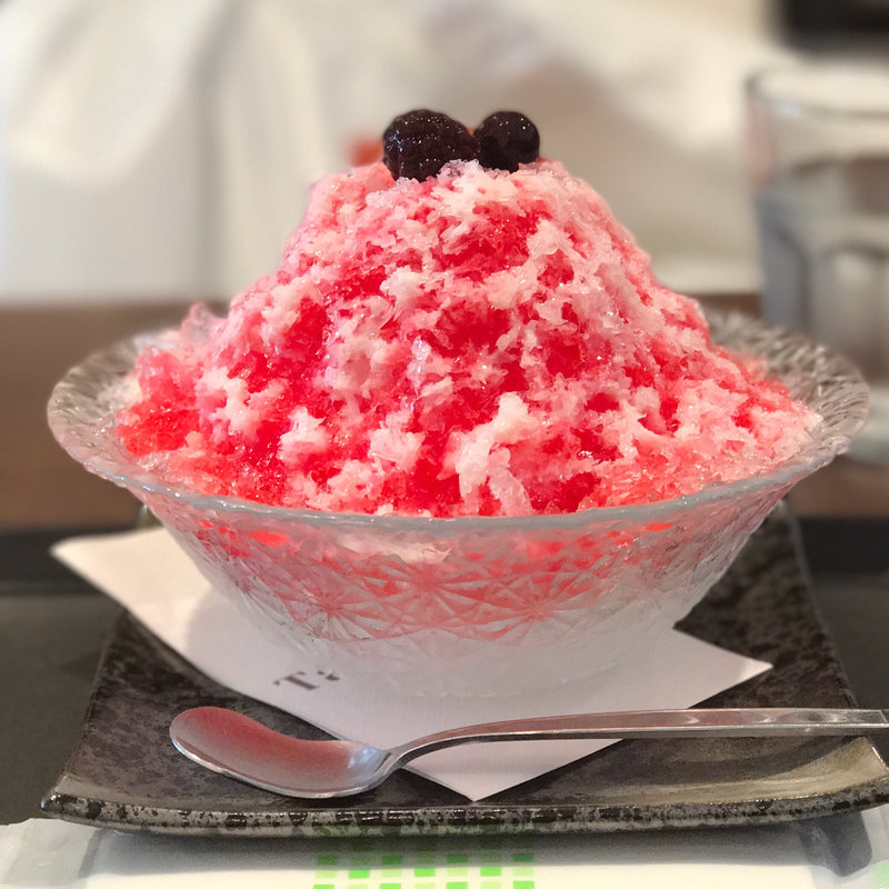 かき氷(苺)(テイスティカフェ)