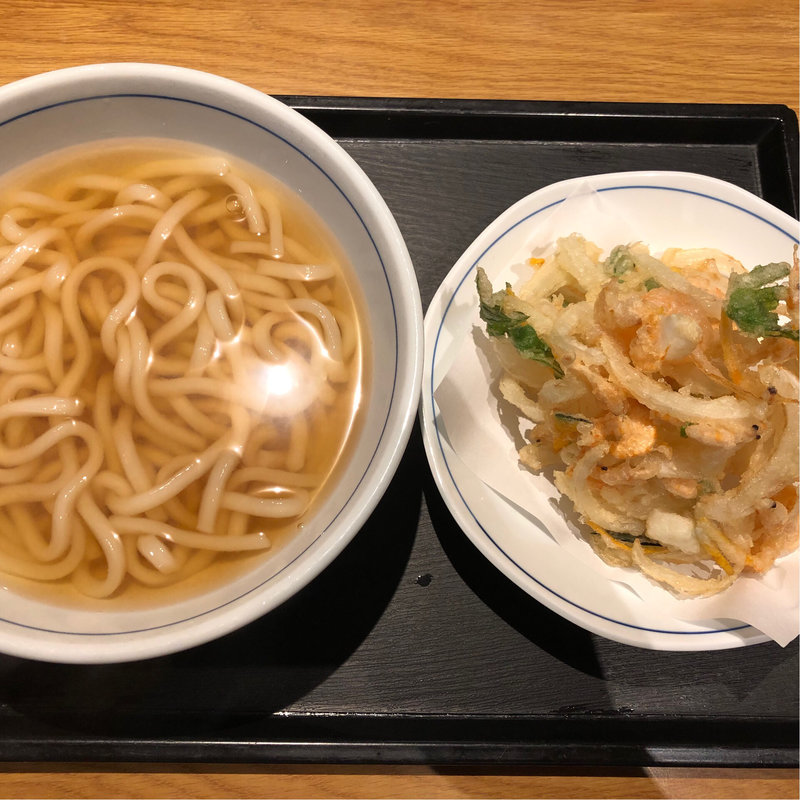 かきあげうどん(ウエスト 平尾店(生そば·うどん))