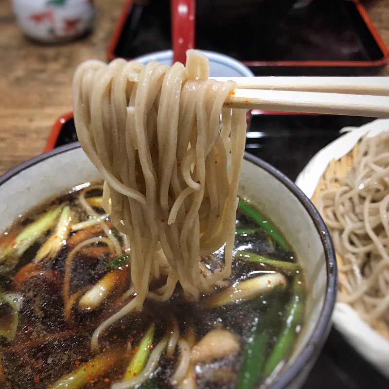 鴨せいろ(信州生そば 照月庵)