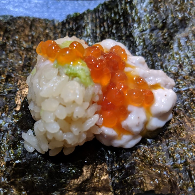 ふぐの白子寿司(立呑み とだか)