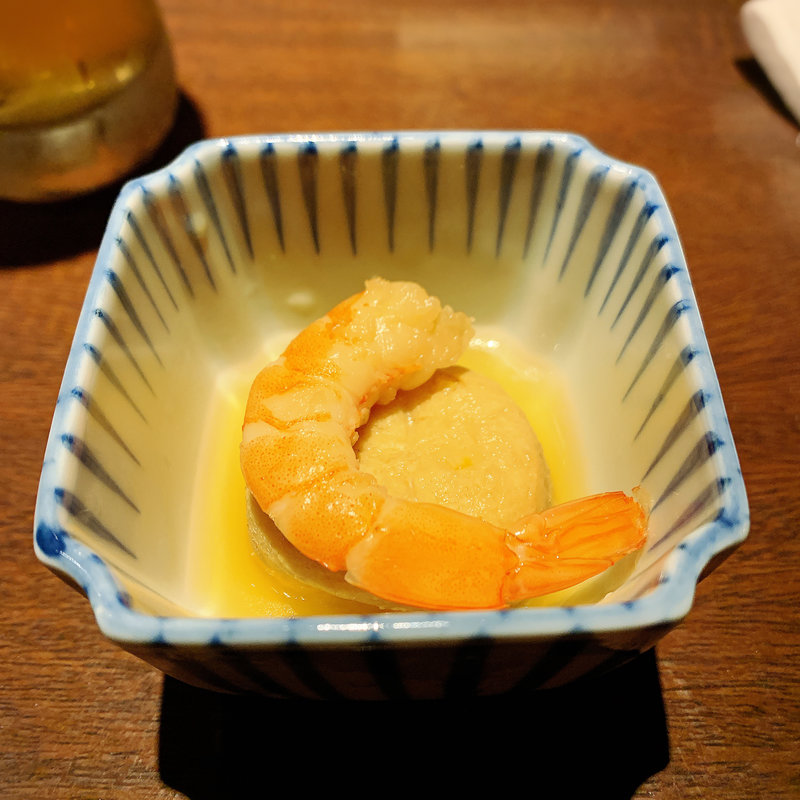 お通し(東京へぎそば 匠 中目黒本店)