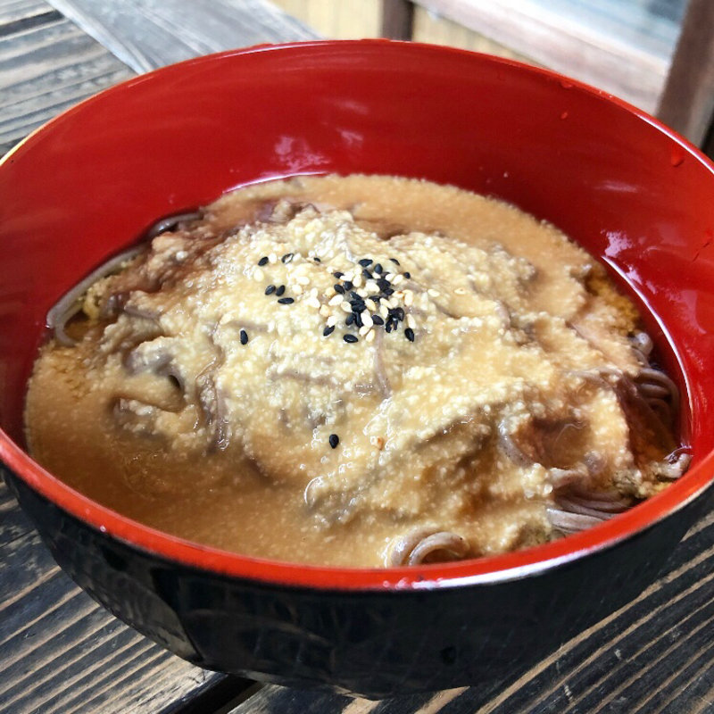 とろろそば(手造りの店さとう)