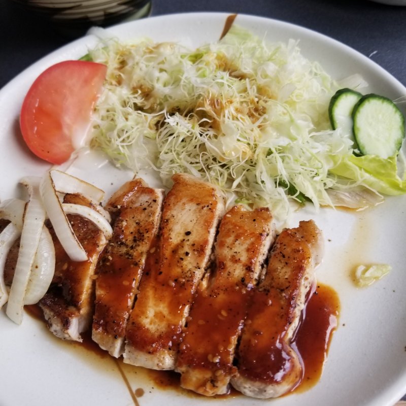 .厚切りポークステーキ(但馬)