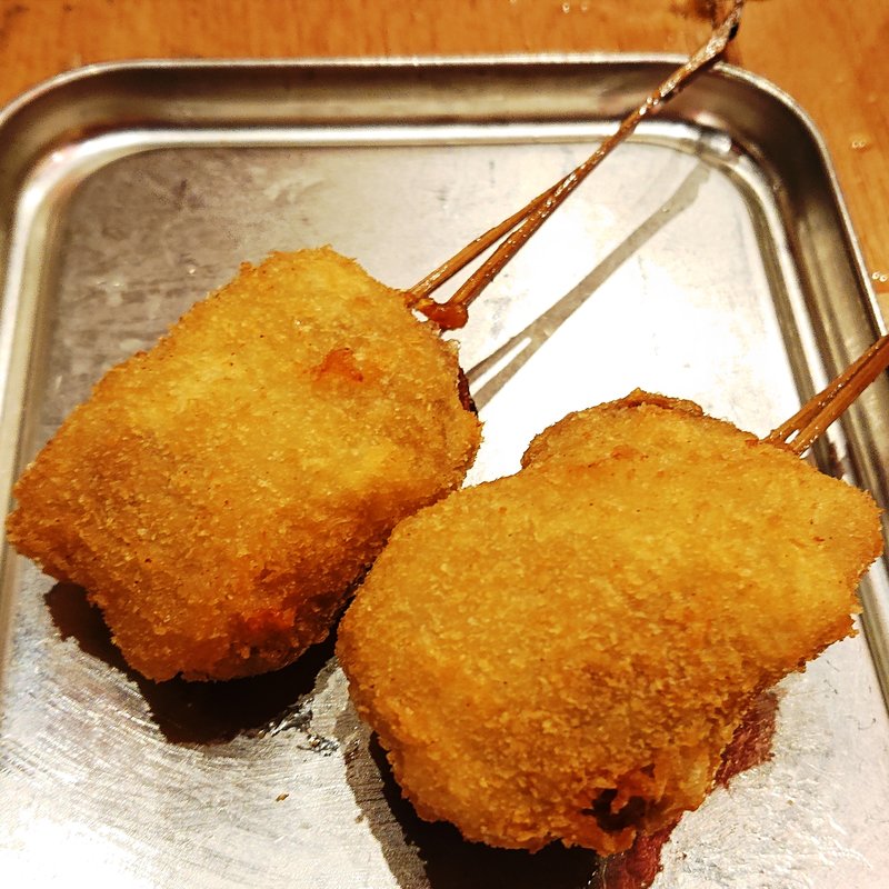 ふわふわ鶏つくね(串かつ でんがな 川崎店)