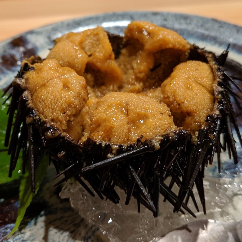 岩手産ムラサキウニ(鮨 十兵衛)