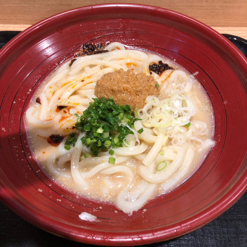 冷やし坦々うどん(ANA FESTA 羽田60番ゲートフード店)