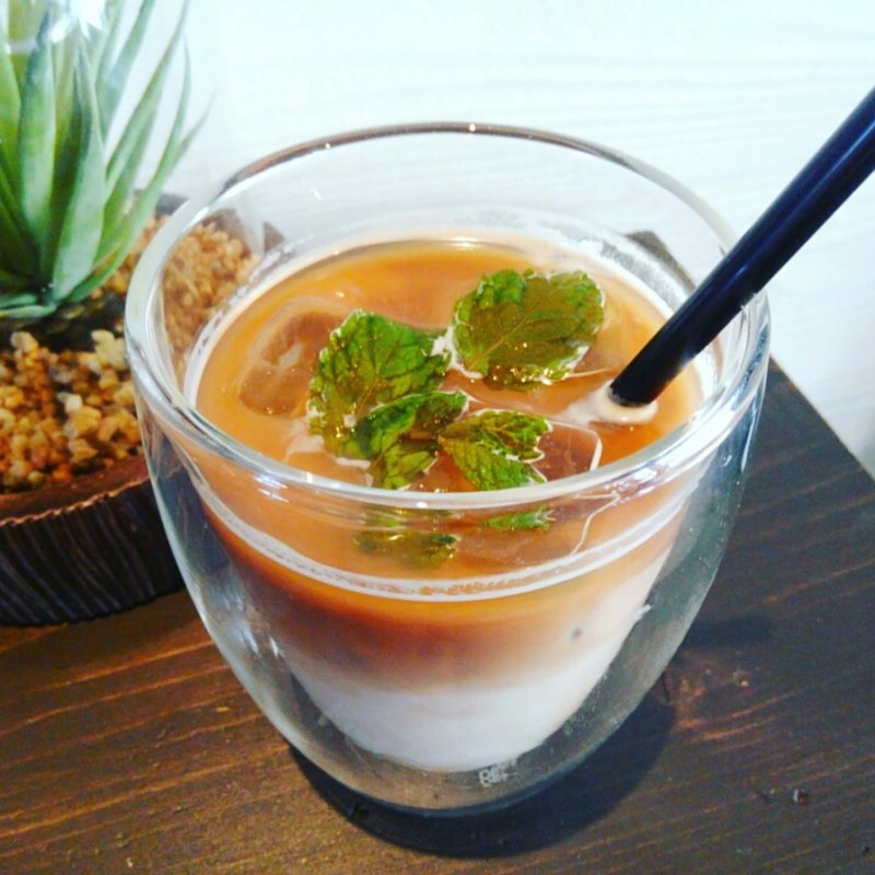 ミントラテ(だるま珈琲)