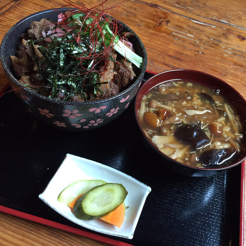 熊肉丼(仙人小屋 )