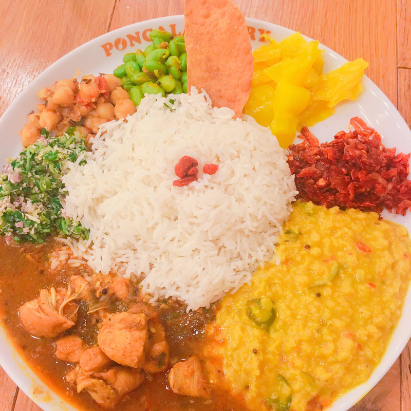 スリランカプレート(ポンガラカレー　阪急サン広場店)