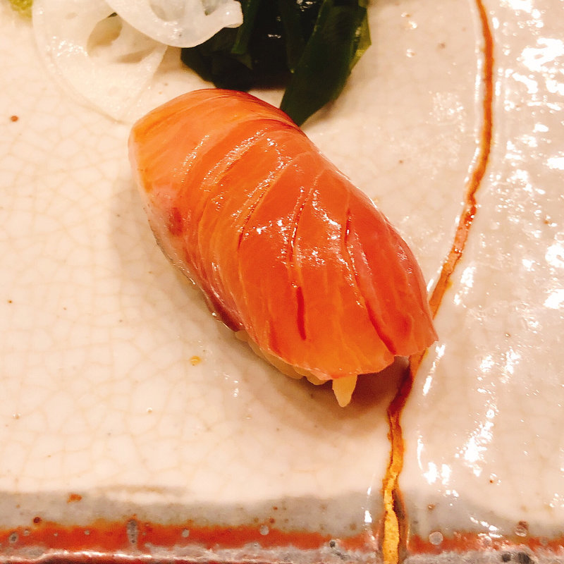 本鱒の握り(西麻布 拓)