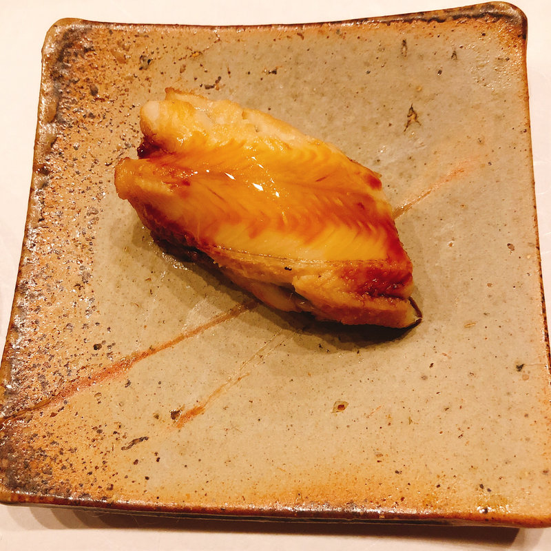 穴子の握り(西麻布 拓)