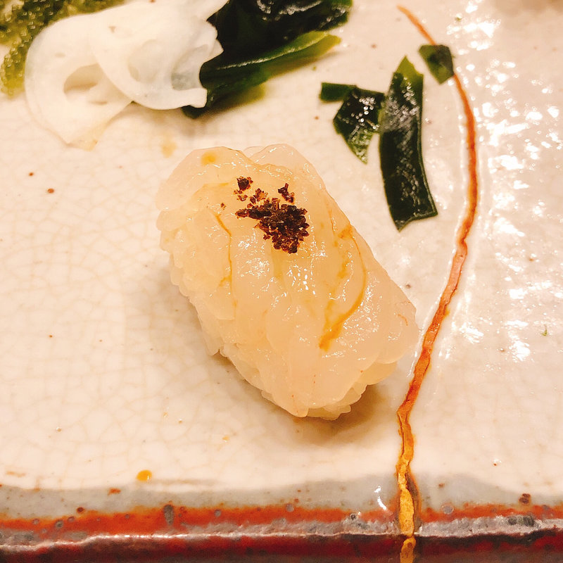 白海老の握り(西麻布 拓)