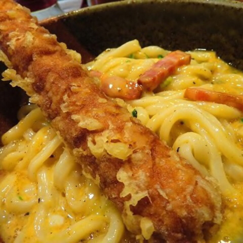 ちく天かまたまーラ(JUN大谷製麺処)