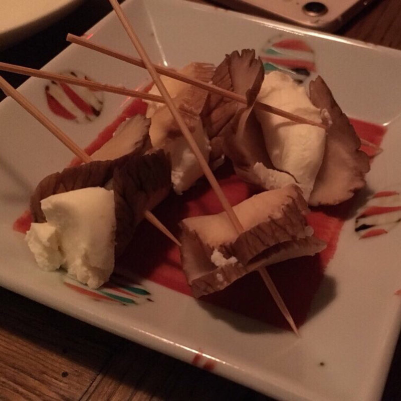 いぶりがっことクリームチーズ(小料理バル ドメ)