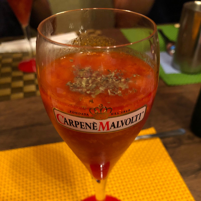 スイカのスープ(イワッチーナ邸 La麺Cucina 本町・淀屋橋)