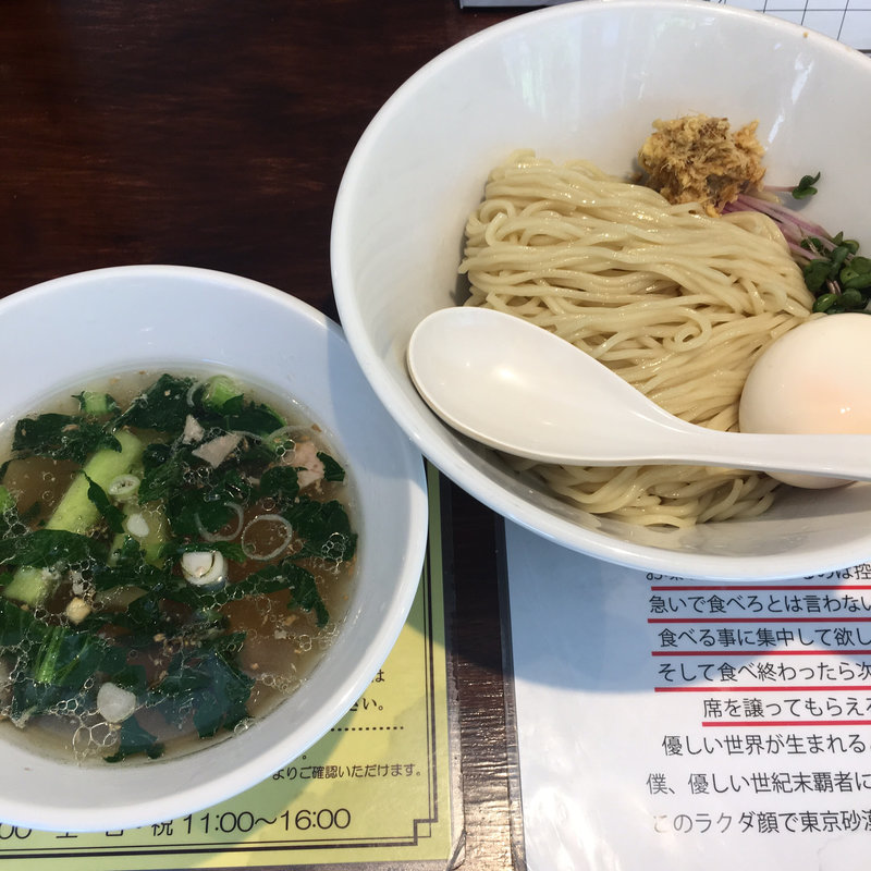 塩生姜つけ麺(塩生姜らー麺専門店MANNISH 淡路町本店)