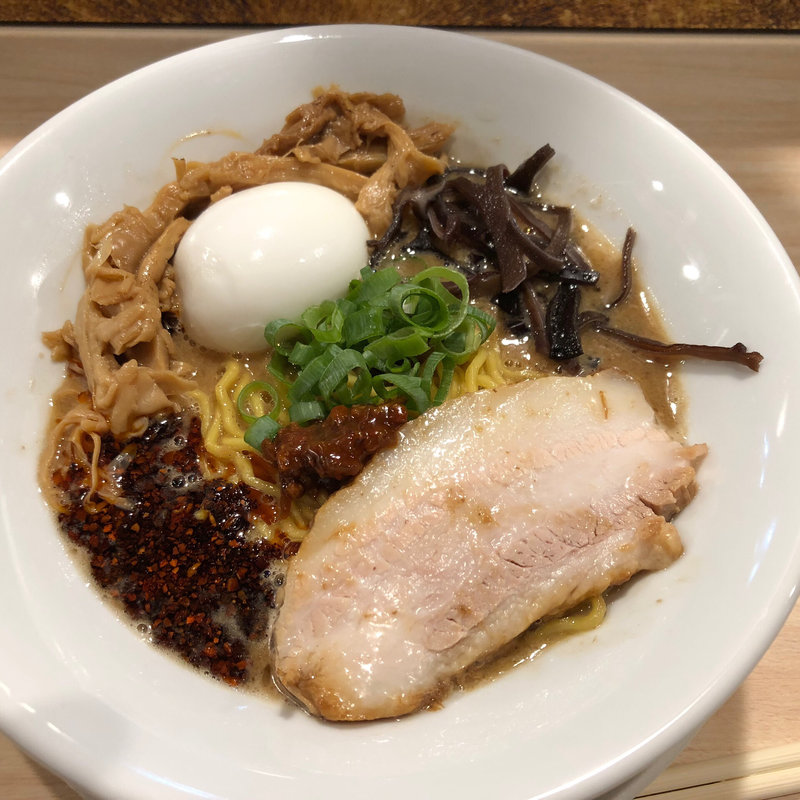 牡丹(辛味噌入豚骨)(馬鹿羅’s)