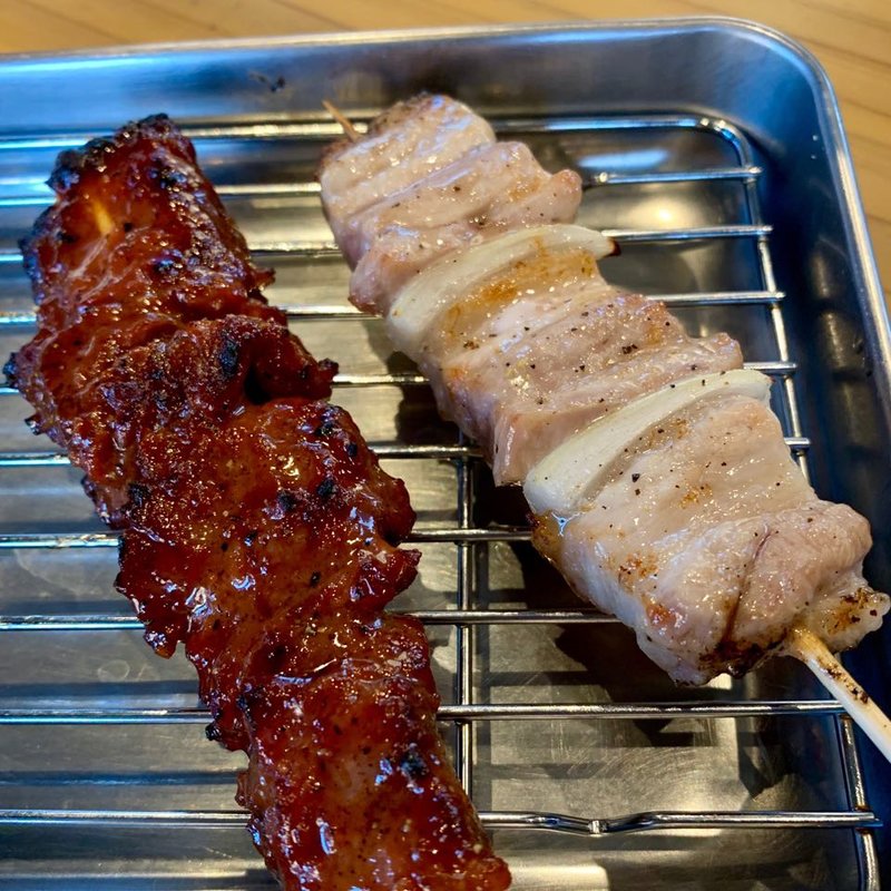 (野菜巻き串と炭火焼き 長尾)