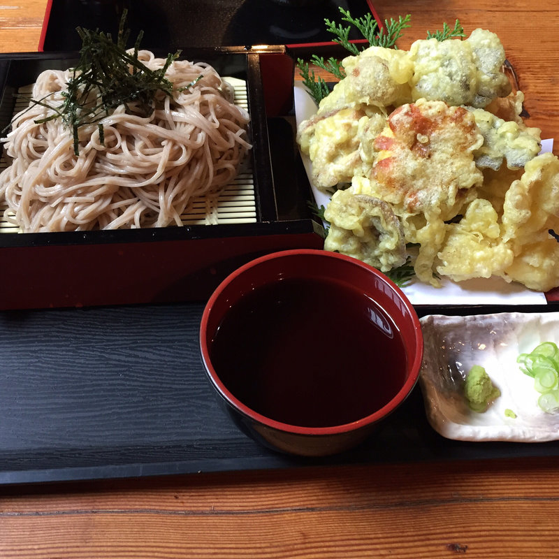 きのこ天ざる(仙人小屋 )