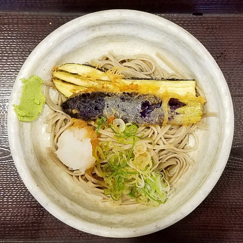 茄子おろしそば(十割蕎麦 嵯峨谷 池袋店)