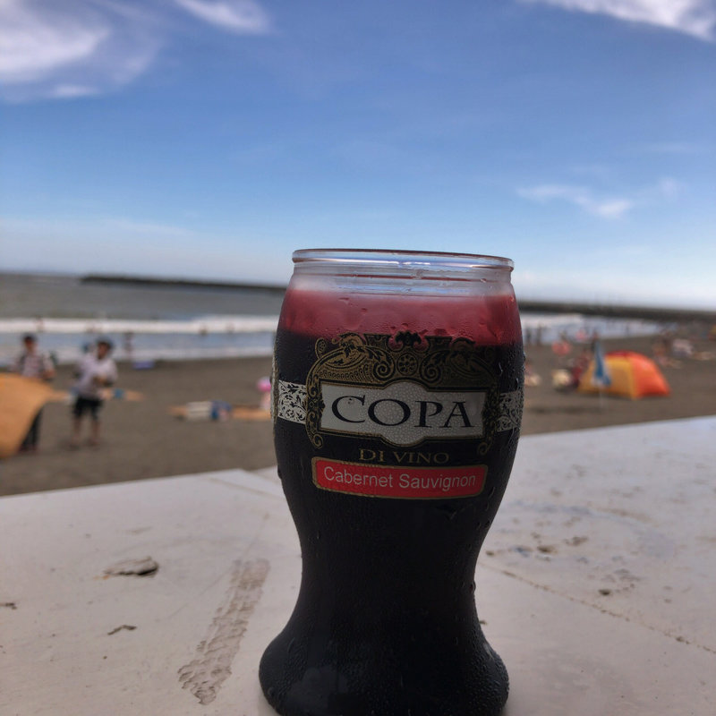 グラスワイン(海の家 石田や)