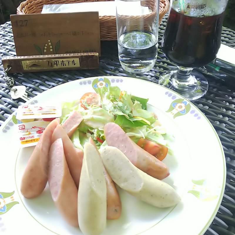 ソーセージの盛り合わせ(万平ホテル カフェテラス )