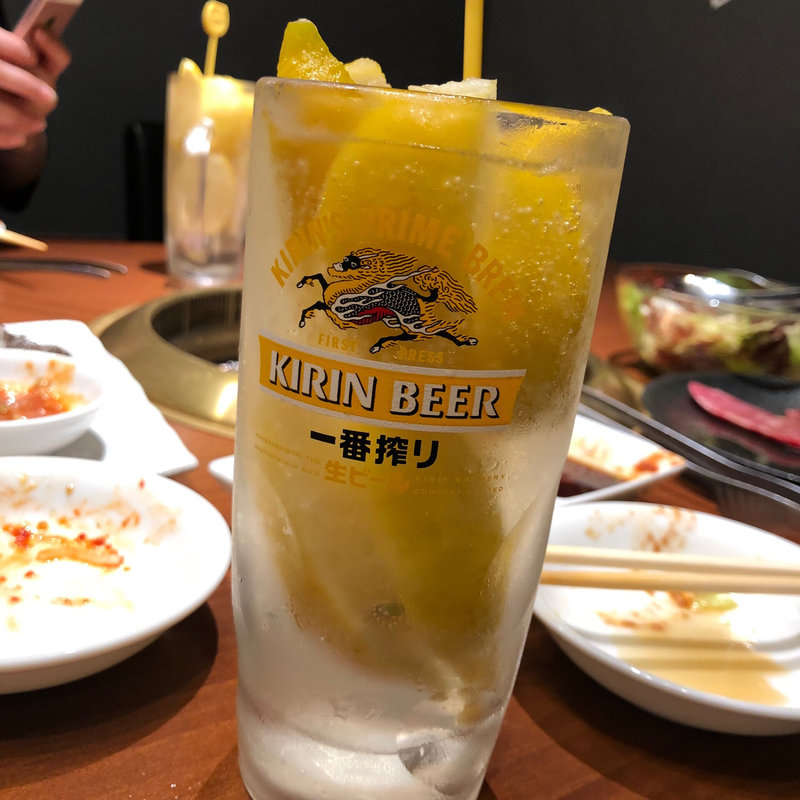 フローズン生レモンサワー(焼肉ホルモン 山水縁 虎ノ門本店)