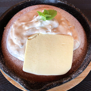 あんバターパンケーキ(ミツバチガーデン カフェ （38garden cafe）)